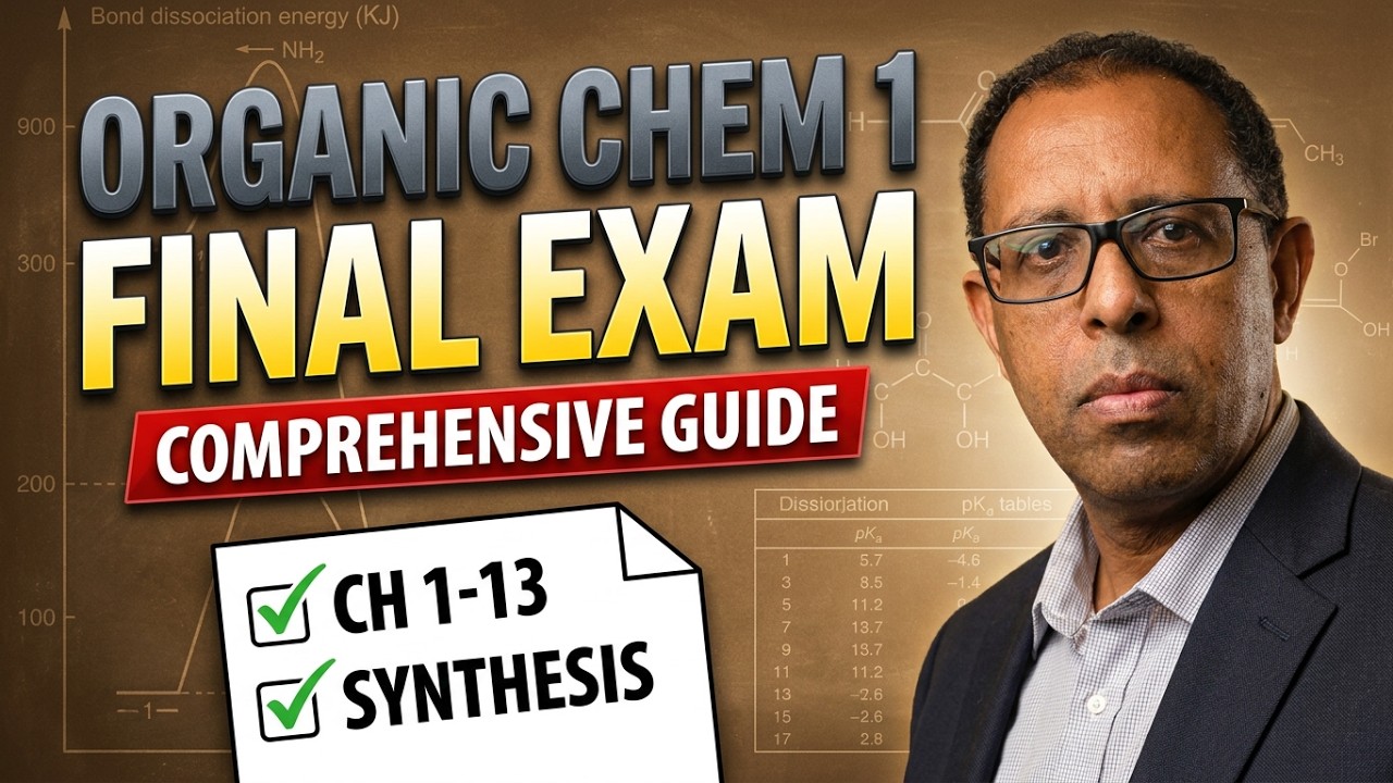 Organic Chemistry 1 Final Exam Review | Comprehensive Study Guide