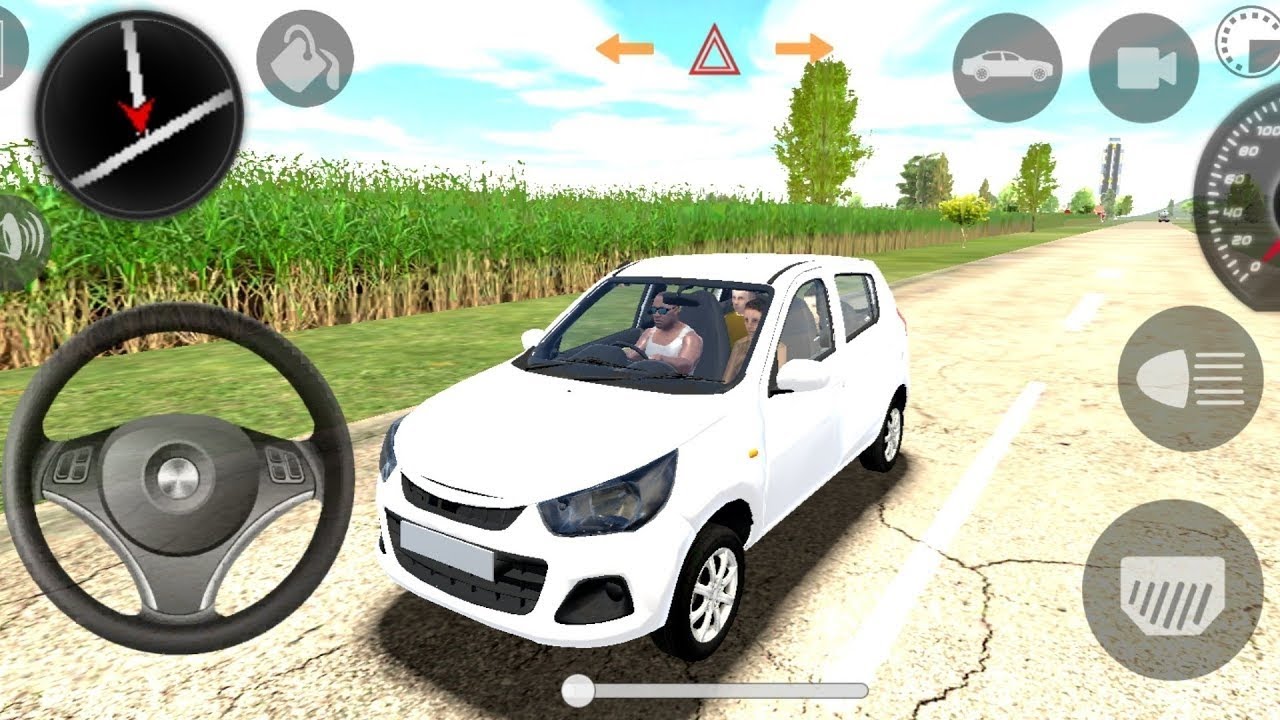 Indian Indian tractor driving 3D game mein tractor ko Thar gadi lekar #automobile #gaming 