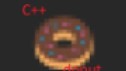 Rotating/Floating Torus in C++