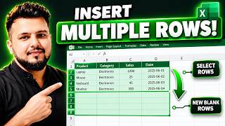 How to Insert Multiple Rows in Excel (Stop Doing It One by One!)