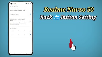 How To Hide Navigation Button in Realme Narzo 50 , Realme Narzo 50 Main Back Button Setting