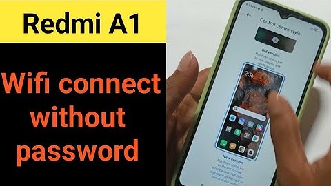 Redmi A1 ka wifi kaise connect kare without password, How to contact wifi with QR Code scanner