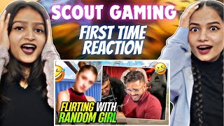 EPIC FLIRTING WITH RANDOM GIRL IN BGMI | Scout Gaming | Reactions Hut |