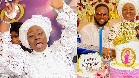 Yoruba Actress Mama Rainbow Got The Shock Of Her Life As She Celebrate Her Birthday In A Big Way