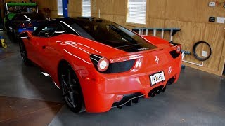 Ferrari 458 with Capristo exhaust | Revs and onboard acceleration