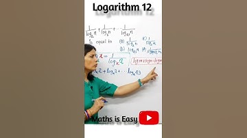 Logarithm | Basic Logarithm | Logarithm for CUET/ NDA/JEE/Class 12 #shorts #youtubeshorts #logarithm