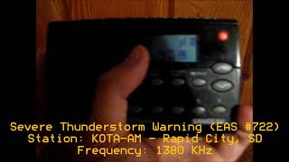 THE REMAINS OF AUGUST... EAS Alerts from 8/26/21, 8/28/21 & 8/30/21 (EAS 720-722)