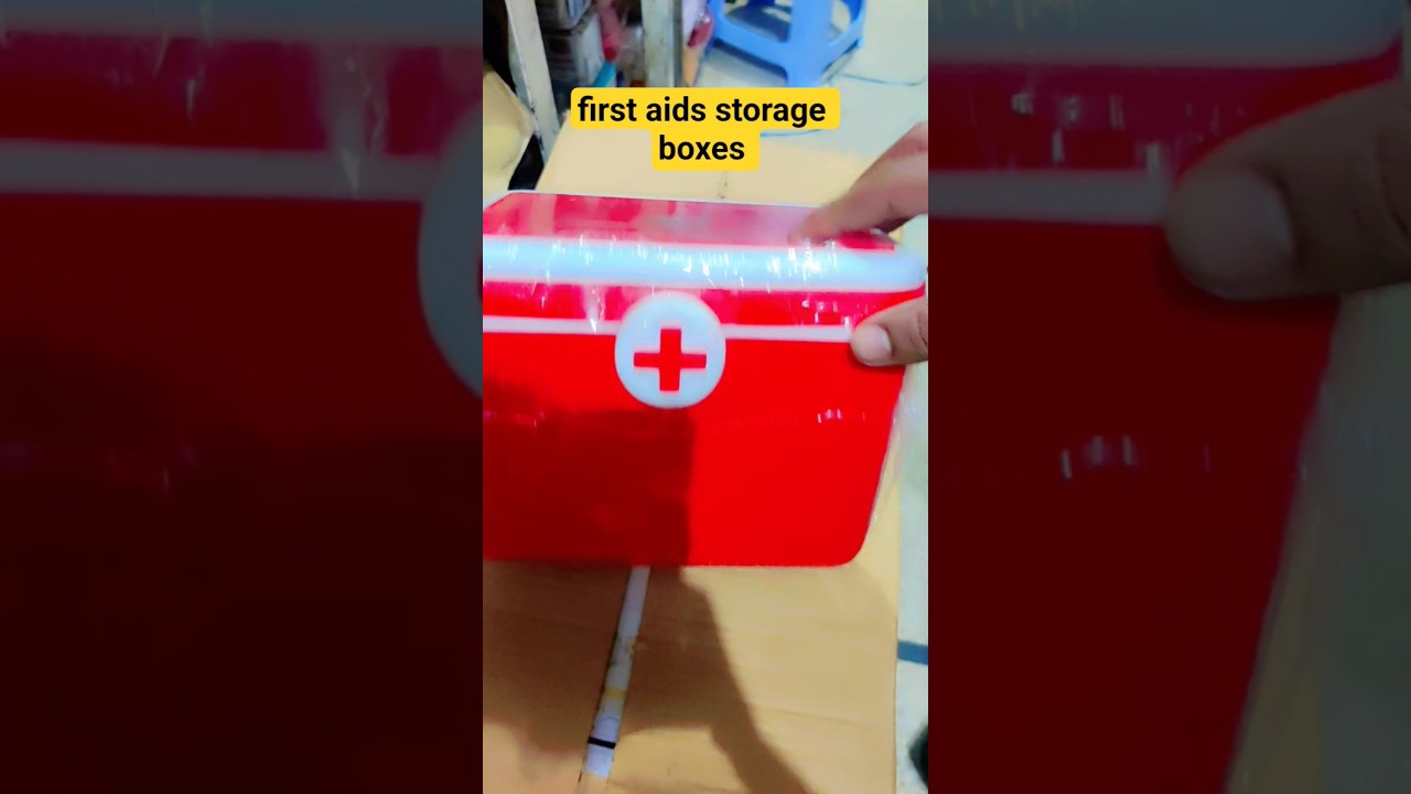 First aid storage organizer box