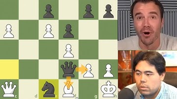 Oh Wow! Hikaru Threatens Checkmate in 2 Different Ways, Backrank & g2