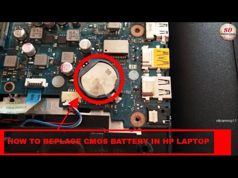 how to replace cmos battery in hp laptop | change cmos battery | cmos battery replace