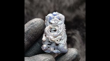 Mặt Rồng Phun Châu Sapphire Xanh vs Xám #MSP-1007-15