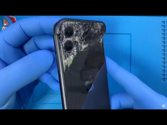 TRUCKED IN THE CAR DOOR! MOTORCYCLE PASSED THROUGH! iPhone 11