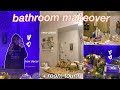 EXTREME BATHROOM MAKEOVER + TRANSFORMATION *aesthetic/tiktok/pinterest inspired room*