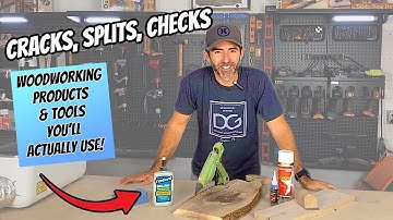 WOOD REPAIR… SIMPLE methods to fix CRACKS & KNOTS // woodworking tools