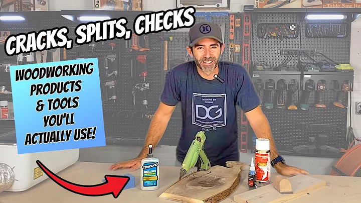 WOOD REPAIR… SIMPLE methods to fix CRACKS & KNOTS // woodworking tools