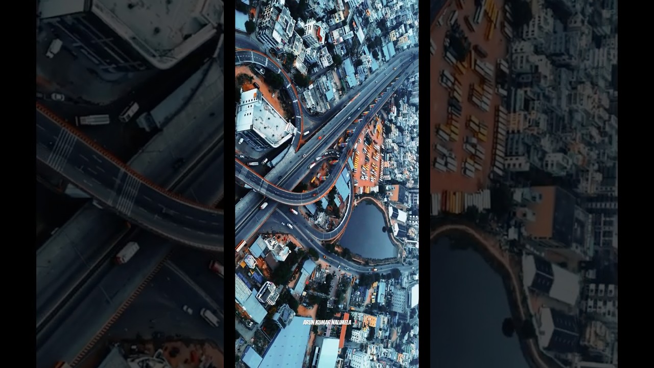 LB Nagar New Fly Over Drone View | Hyderabad | 