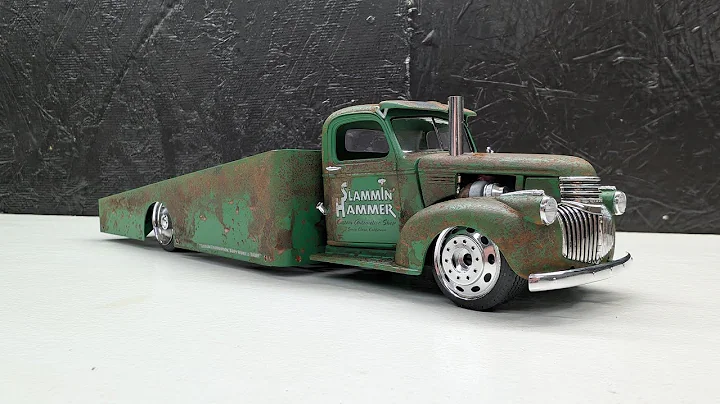 Scale model car rust and patina how to