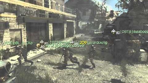 MW3: The Famous Fallen SnD Throwing Knife SPAWN KILL!