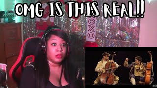 FIRST TIME HEARING 2 CELLOS - THUNDERSTRUCK REACTION
