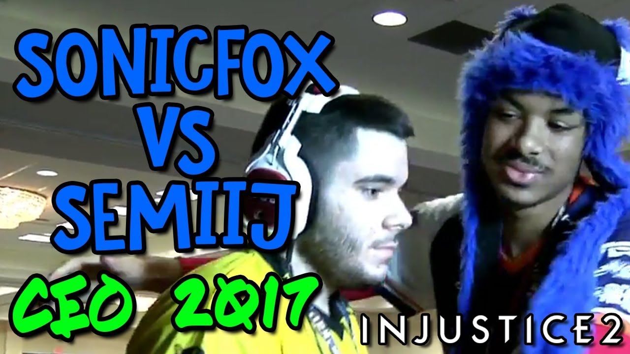 Injustice 2 Pro Series CEO 2017 SonicFox VS Semiij (Awesomely Close Match)