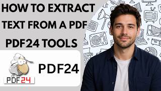 How to extract text from a PDF using PDF24 tools Full Guide 2027