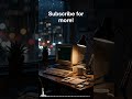 💾 Nostalgic Computer Room at Night 🌧️ Retro Rain Ambience #focusmusic #lofi #codingmusic