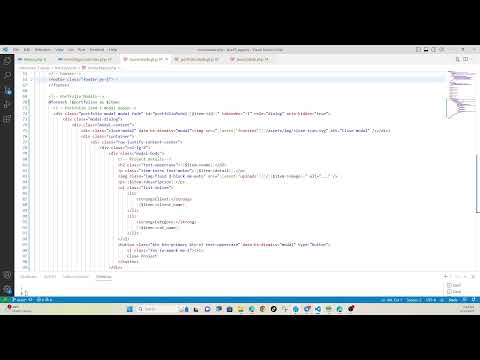 Develope website with