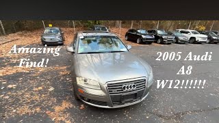  2005 Audi A8 with the W12 12 cylinder engine very rare! Test drive POV walk around!