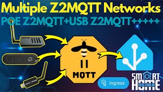 Multiple Z2MQTT Networks (with user friendly names via HA Ingress)