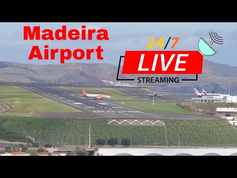 LIVE at Madeira Airport (LPMA) – Landings and Takeoffs