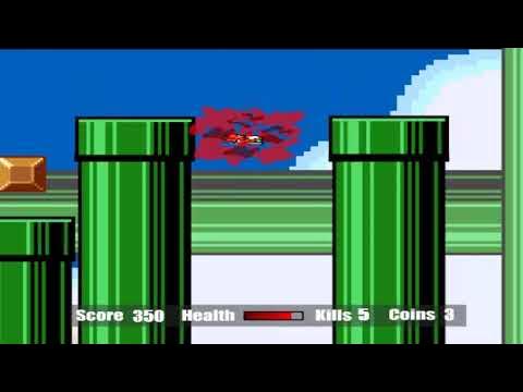 GAMEPLAY FLASH: Super Mario Flash Version 2 