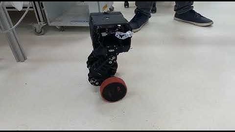 LQR (ROS) - Self Balancing - Disturbance Test of Bbot
