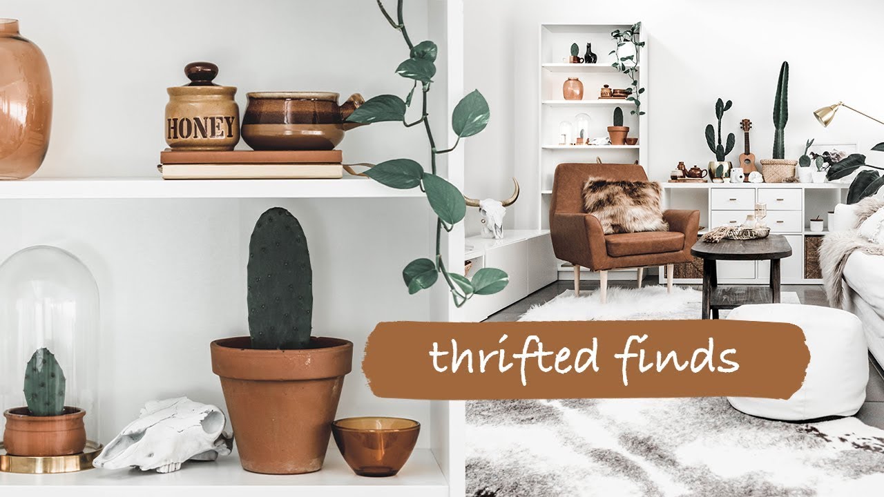 Thrifted Home Decor Finds How I Styled Thrifted Finds YouTube