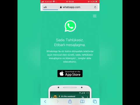 Basqasinin Whatsapp mesajlarini oxumaq yolu!!!