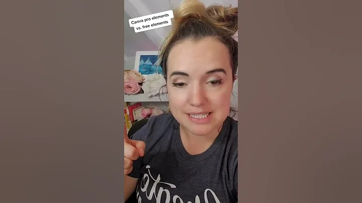 Free Vs Pro elements in Canva #Shorts