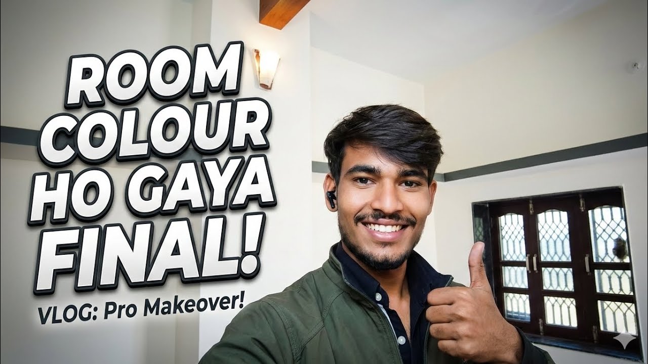 Finally! Room Colour Ho Gaya FINAL 😍 | My Epic Room Makeover Vlog @SorrowJoshi-r1j 