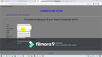 uts pemrograman web mengakses ktp menggunakan html,php,mysql