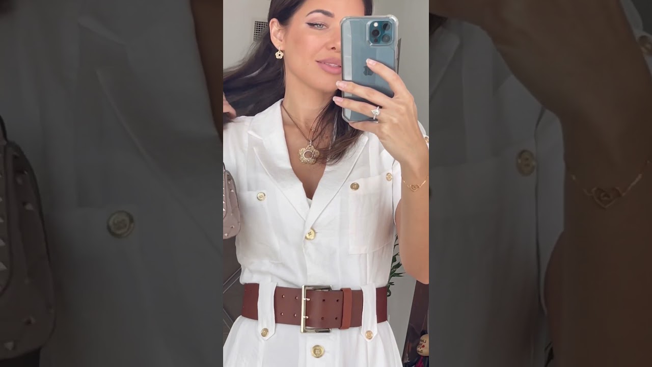 new collection is breathtaking.White linen dress which give me old money style vibe with perfect fit