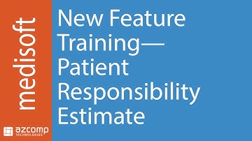 New Medisoft Feature—Patient Responsibility Estimate Screen