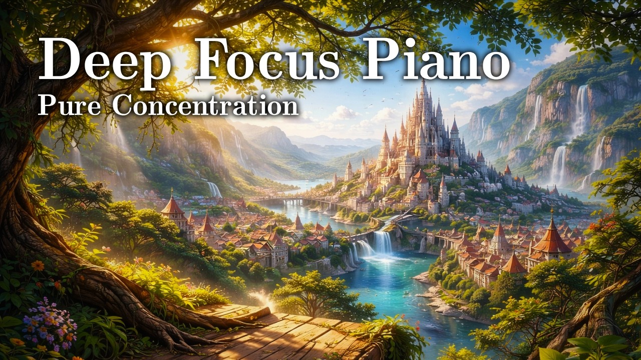 Deep Focus Piano for Studying | Natural Focus for Work