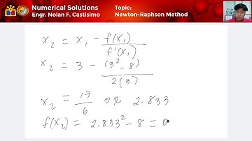 Newton Raphson Method Part 2 Example