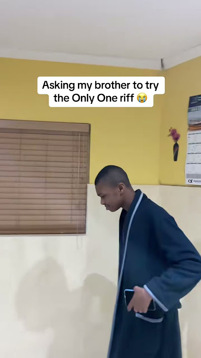 The time I asked my older brother to sing the riff Ariana Grande did in 'Only One' #shorts