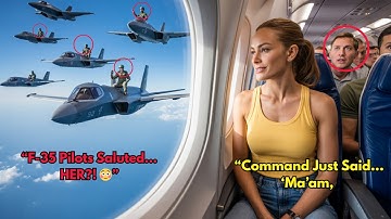 “She Was Just in Seat 16A — Until Her Call Sign Made the F-35 Pilots Salute Mid-Air.”