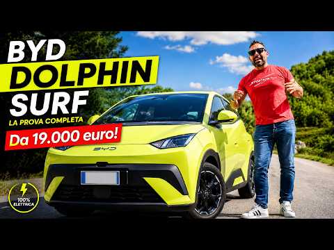 Video BYD Dolphin Surf 100% ELETTRICA! Vale la pena?