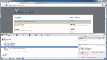 PHP Tutorials: Register & Login (Part 10): Registration Form and Validation (Part 5)