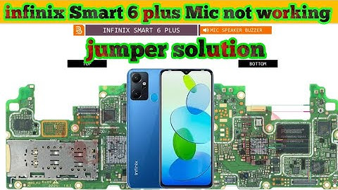 Infinix Smart 6 Plus Mic not working problem jumper solution|#thesoilboy