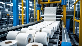 How TOILET PAPER ROLLS ARE MADE | HOW Millions of Toilet Paper Are Made DAILY Step by Step PROCESS