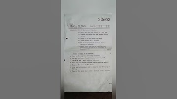 Model Question paper of MSBTE// SAMPLE QUESTIONS PAPER 22602