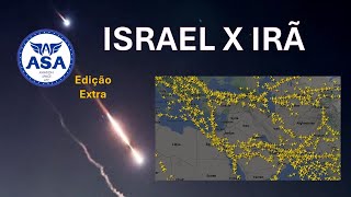 IRÃ ATACA ISRAEL E PROVOCA MUDANÇAS NO TRÁFEGO AÉREO | Edição Extra