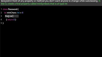 Learn Swift: Prevent override properties (Chapter 18 Lesson 10)